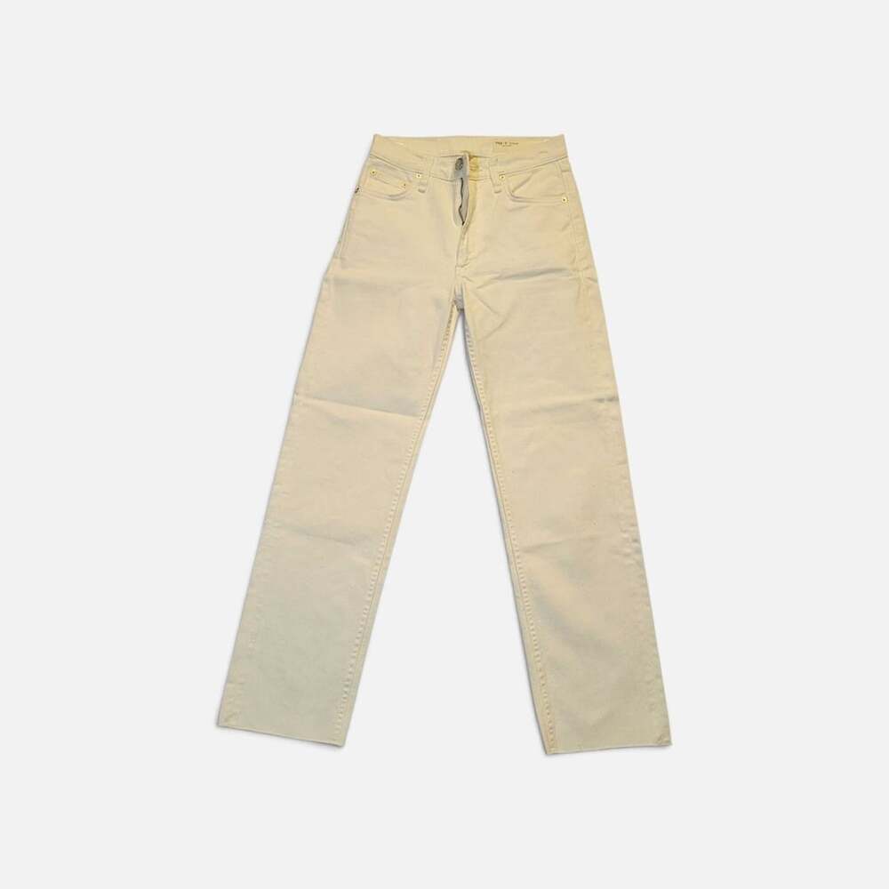 Rag & Bone White Denim Crop Jeans Size 23